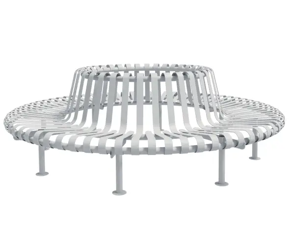 Скамейка стальная круглая «Вертикаль»