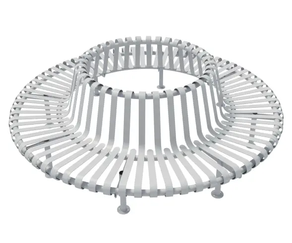 Скамейка стальная круглая «Вертикаль»