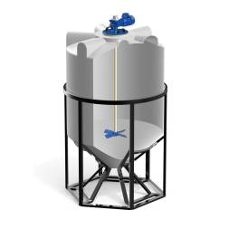 Емкость K 2000 литров с лопастной мешалкой