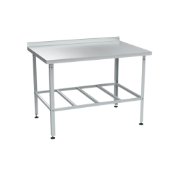 Стол для производства из нержавейки с бортом [15353]