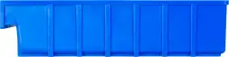 Контейнер полочный пластиковый, 400x185x100 мм, 7.4 л, синий [6003]