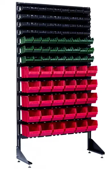 Стеллаж с пластиковыми ящиками 1801-4/3/5 CH-Kombo