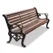 Скамейка чугунная «Аллея» 0,6 м (кресло)