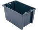 Пластиковый ящик 600х400х350 конусный сплошной