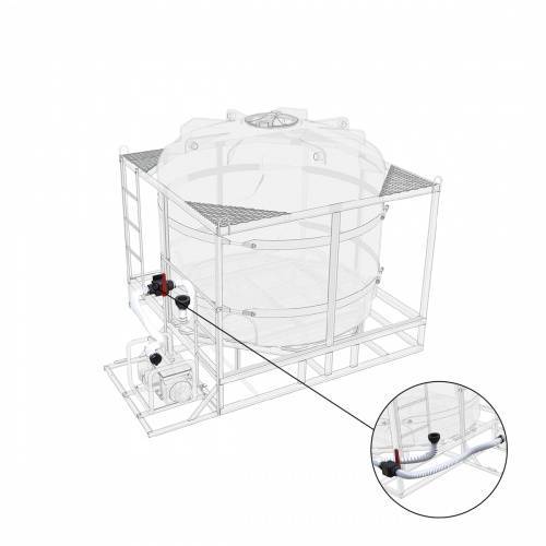 Комплект полного слива для мотопомпы G3 на одну емкость TR