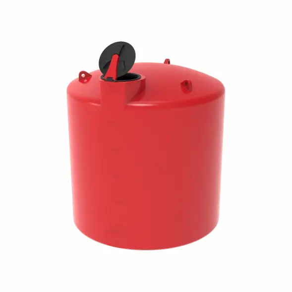 Емкость TRN 6000л КАС с откидной крышкой красная