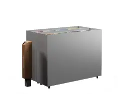 Урна для раздельного сбора мусора «Серво» 4 секции плюс урна для батареек