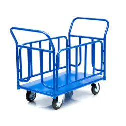Тележка платформенная Стелла-техник КПО-300Т-125-К, с бортами, 600х1000мм