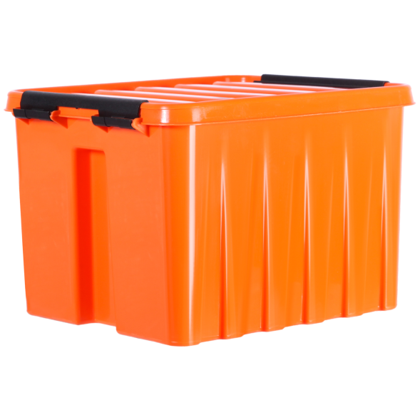 Контейнер с крышкой и клипсами Rox Box Original, 3,5 л, 210x170x135 мм, оранжевый