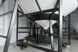 Емкость ЦКТ 3000 л с патрубком 110мм под плотность до 1,5 г/см³ белая