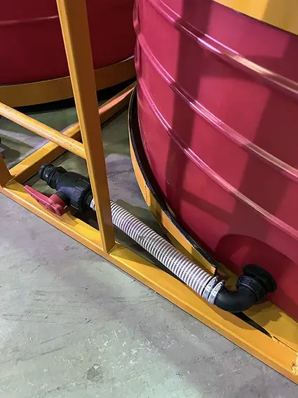 Кассета с емкостями 9000 л (2х4500 л) пласт. краны