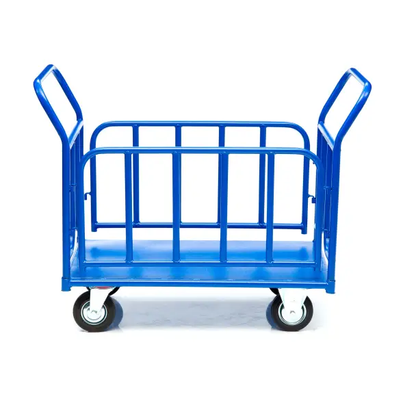 Тележка платформенная Стелла-техник КПО-300Т-160-К, с бортами, 600х1000мм