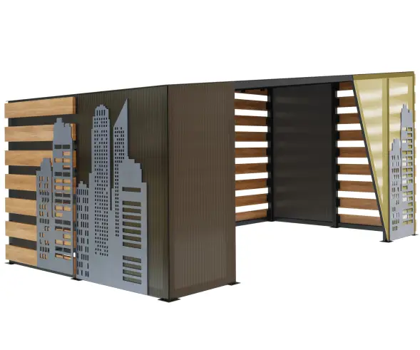 Декор для ТБО, Навесов и Пергол Разработка паттерна по эскизу