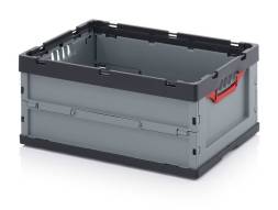 Ящик пластиковый складной без крышки AUER FB 64/27, 600x400x270 мм, серый [FB 64/27]