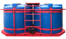 Каркас двойной для транспортировки, растворных узлов, агротехники на 10000 литров