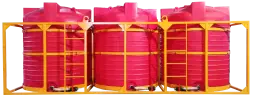 Кассета с емкостями 15000 л (3х5000 л) мет. краны