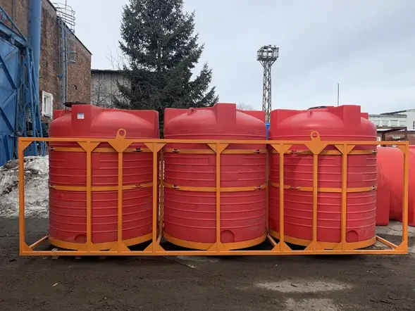 Кассета с емкостями 15000 л (3х5000 л) мет. краны