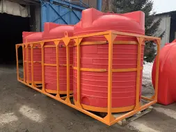 Кассета с емкостями 15000 л (3х5000 л) мет. краны