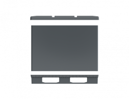 Крупногабаритный разборный пластиковый контейнер Polybox, 1200x800x350/1500 мм, серый [PolyBox]