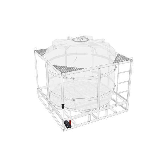 Комплект полного слива с краном G2 на одну емкость TR