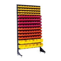 Стеллаж с пластиковыми ящиками 1801-4/8/2 Kombo