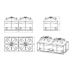 Кассета 10м3 для воды медиум Д