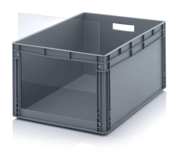 Евроконтейнер пластиковый без передней стенки в евроформате SLK ES SLK ES 86/42 80x60x42 см