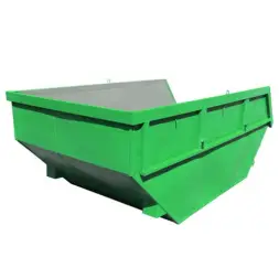 Металлический бункер 8 м3 открытый (3-4 мм) Зеленый