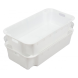 Ящик пластиковый конусный морозостойкий для обвалки мяса, 740х400х170 мм, белый