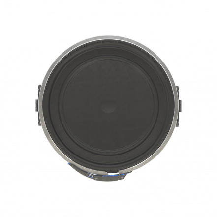 Бочка пластиковая с крышкой, металлическим обручем и ручками, 48 л, 320мм, синий [БП48.02/15]