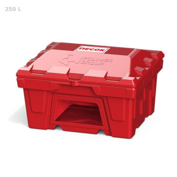 Ящик для песка 250 литров с дозатором