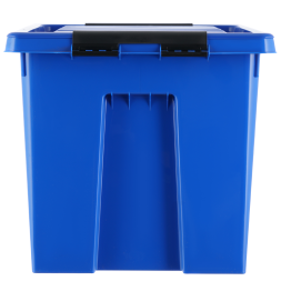 Контейнер с крышкой и клипсами Rox Box Original, 70 л, 580x390x360 мм, синий [070-00.06]