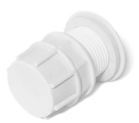 Отвод пластиковый с заглушкой 1 1/4"