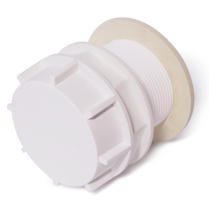 Отвод пластиковый с заглушкой 1 1/4"