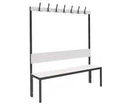 Скамейка с вешалкой для раздевалок «Фортран» 1,5 м