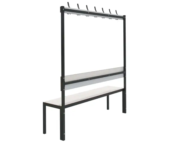 Скамейка с вешалкой для раздевалок «Фортран» 1,5 м