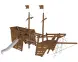 Игровой комплекс ARTWOOD «Корабль Венеция» с горкой и мачтами
