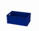 Ящик пластиковый универсальный пищевой сплошной лёгкий, 600х400х259 мм, синий [12.435FL.40.PE.R]