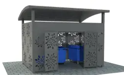 Контейнерная площадка для ТБО «МАФ - 8»