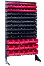 Стеллаж с пластиковыми ящиками 1801-1/9/3 CH-K