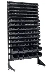 Стеллаж с пластиковыми ящиками 1801-5/7/2 С