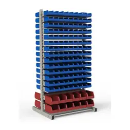 Стеллаж двусторонний №87 (1835х950х760)