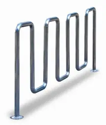 Велопарковка «Квадро» из нержавеющей стали