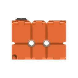 Емкость ST 2000л с патрубками 100мм оранжевая