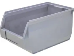 Ящик (лоток) антистатический пластиковый, 250x150x130 мм, 4.88 л, черный [5002 ESD]