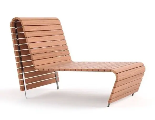 Парковый лежак 2 1,4 м (композит)