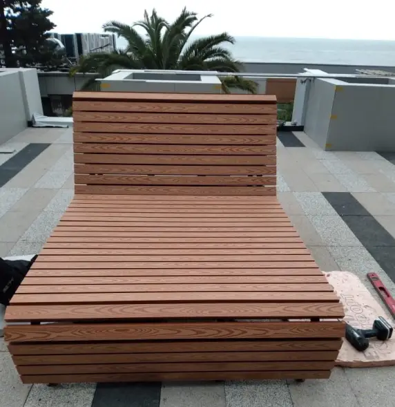 Парковый лежак 2 1,4 м (композит)