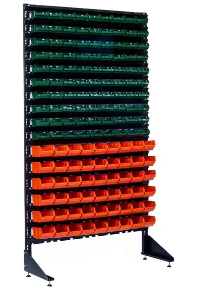 Стеллаж с пластиковыми ящиками 1801-10/6/0 Kombo