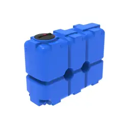 Емкость ST 2000л с патрубками 100мм под плотность до 1.2 г/см3 синяя