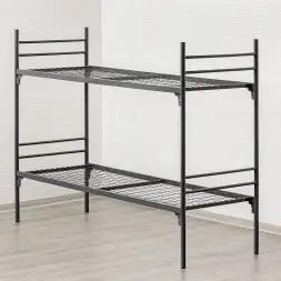 Кровать металлическая СТРОИТЕЛЬ «КМС-2 двухъярусная